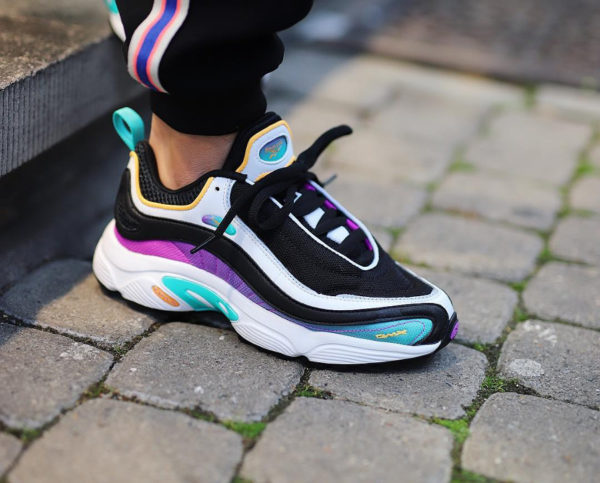 Reebok Classics Daytona DMX MU femme noire avec dégradé multicolore (1)