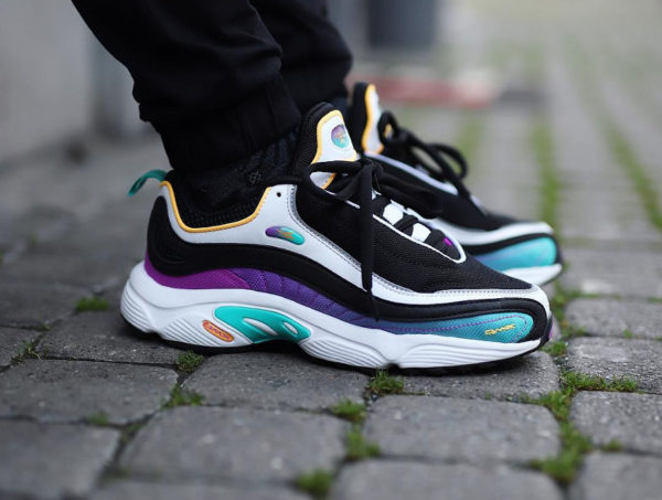 Reebok Classics Daytona DMX MU femme noire avec dégradé multicolore (2)