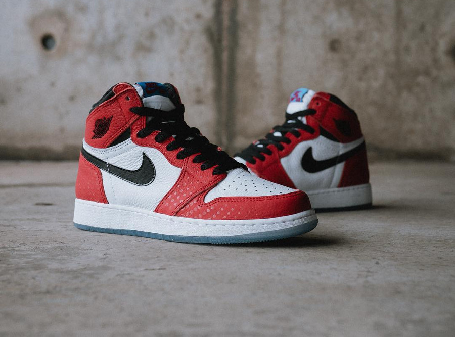 air jordan 1 origin story spiderman
