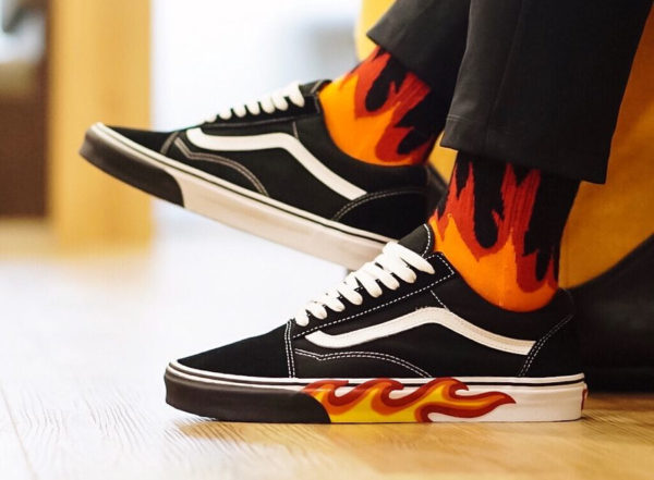 Vans Old skool Flame Cut Out - @spatd0