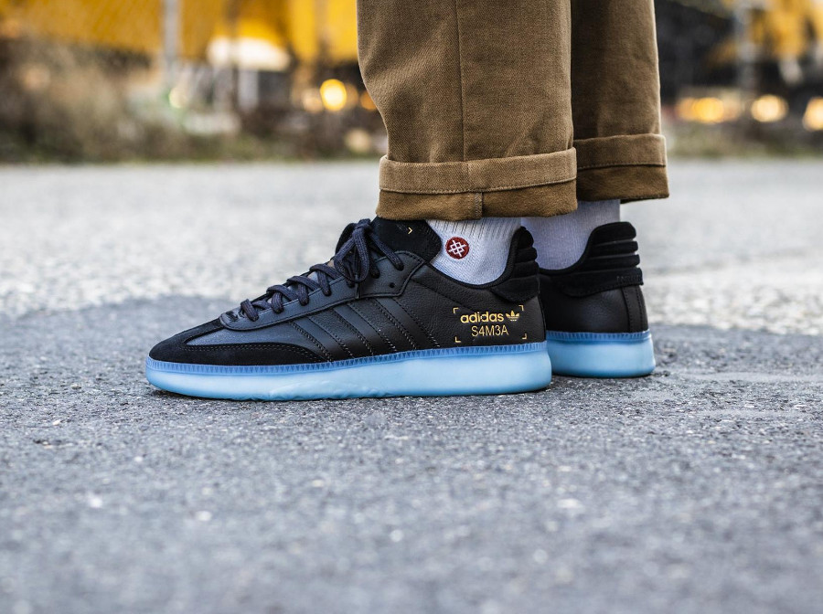 adidas samba rm on feet