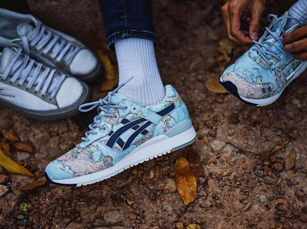 Asics Gel Lyte 3 Atmos Worldmap Sky Peacoat