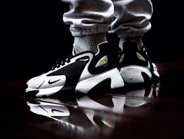 nike zoom 2k white black