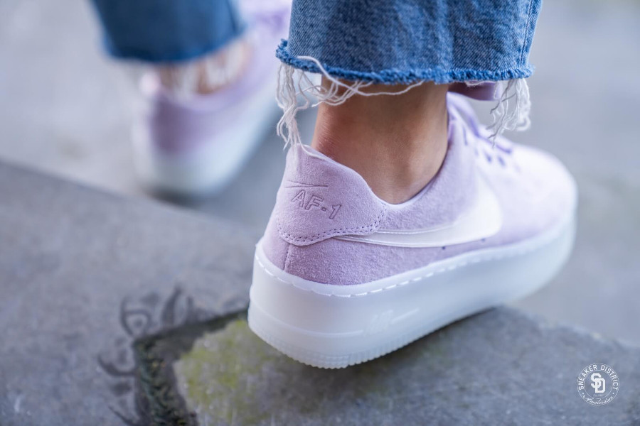 nike air force 1 sage low violet mist