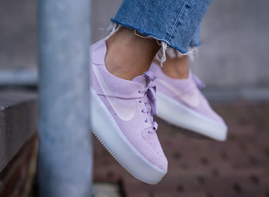 air force 1 sage low purple