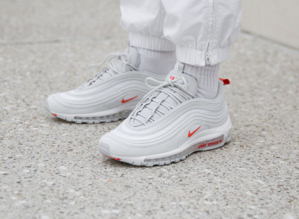 nike air max 97 pure platinum team orange