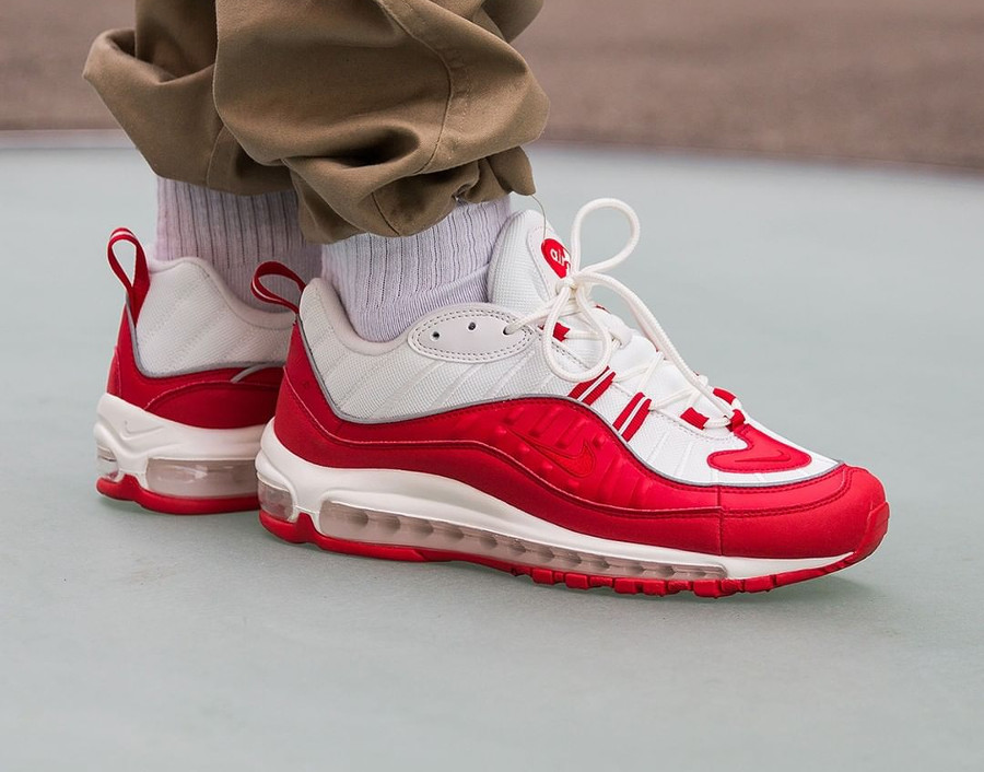 air max 98 red and white