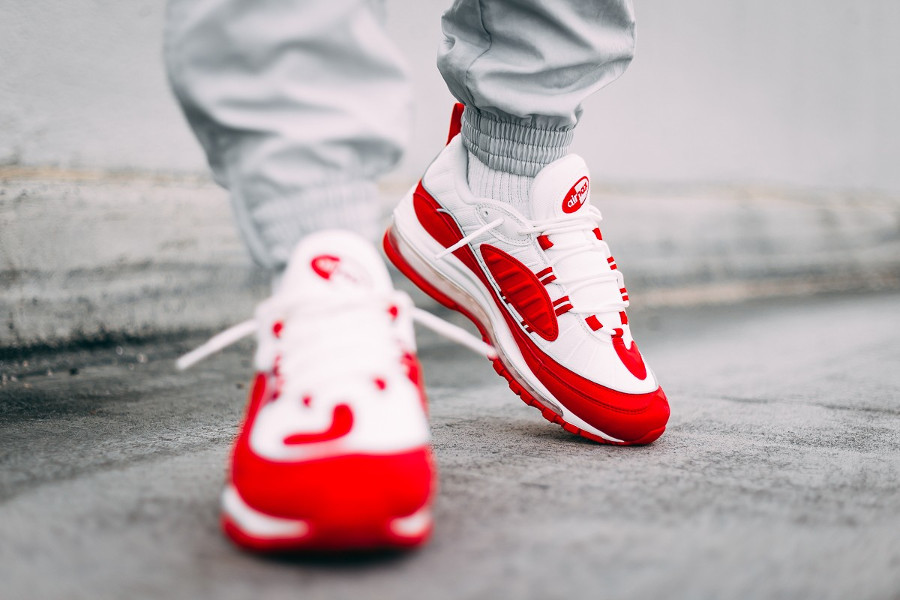 air max 98 red and white