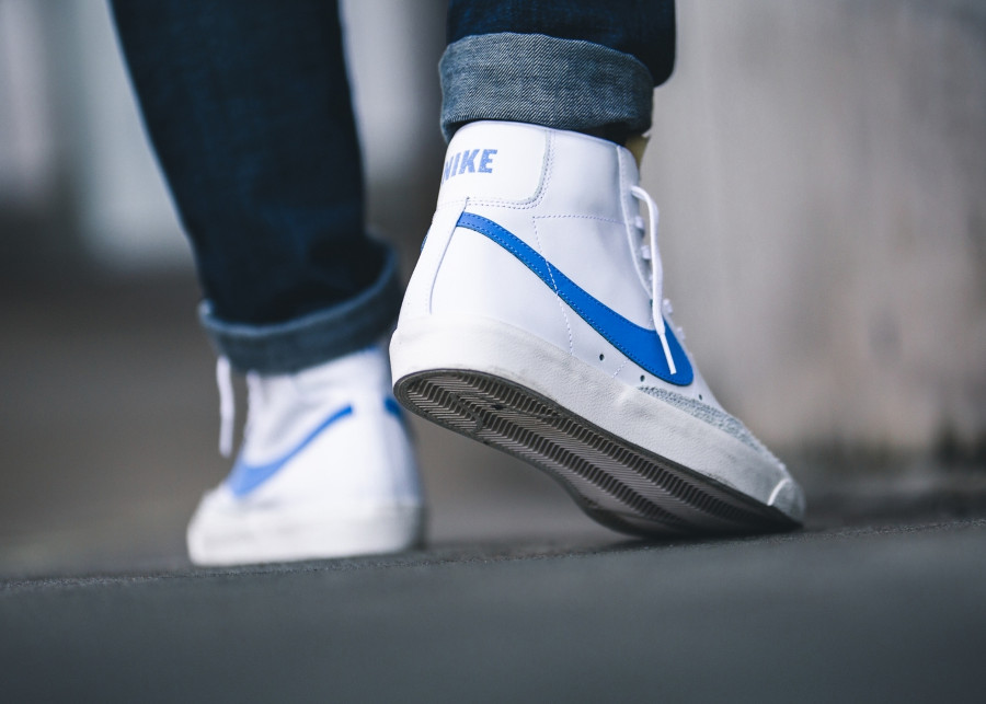 Blazer mid 77 pacific blue on feet sale
