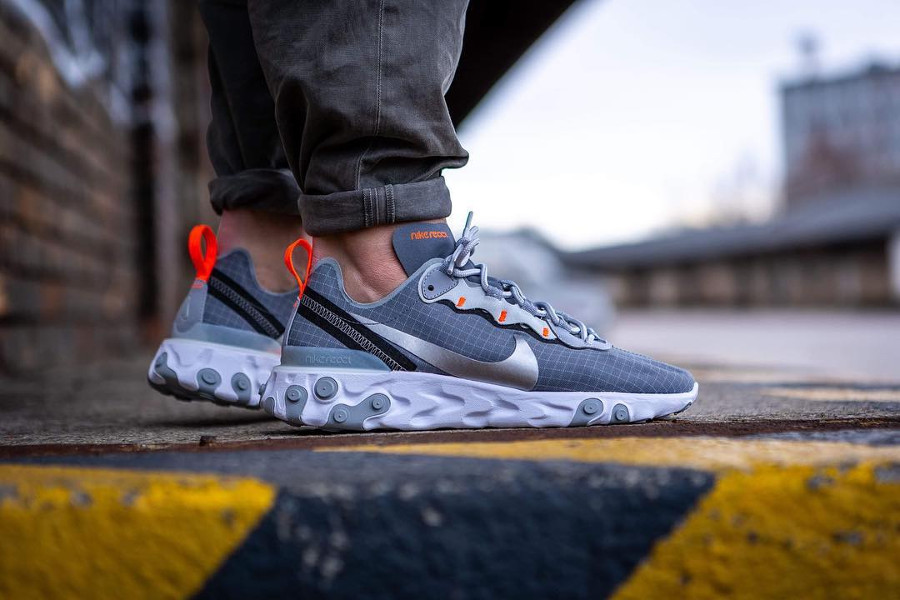 nike react element 55 grid cool grey