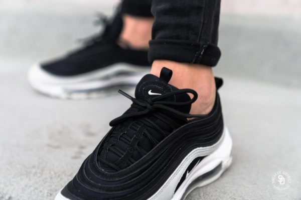 Nike Womens Air Max 97 PRM en daim noir et gris (5)