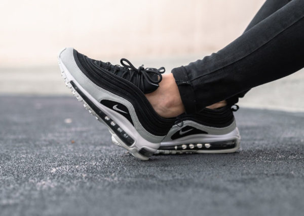 Nike Womens Air Max 97 PRM en daim noir et gris (6)