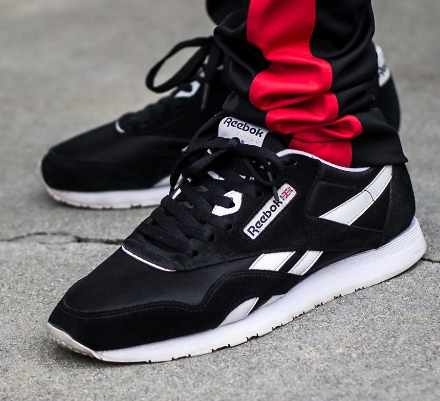 reebok classic homme noir et blanc