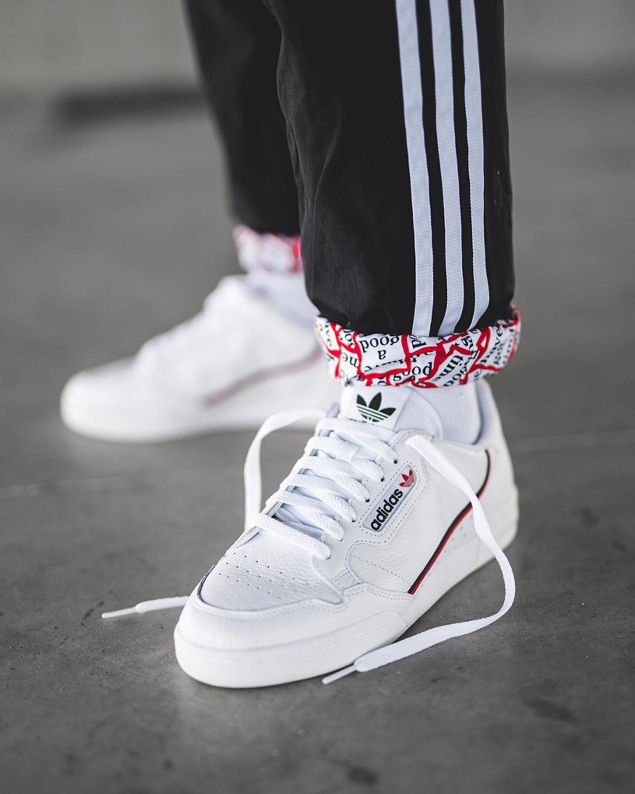 adidas continental 80 homme blanche