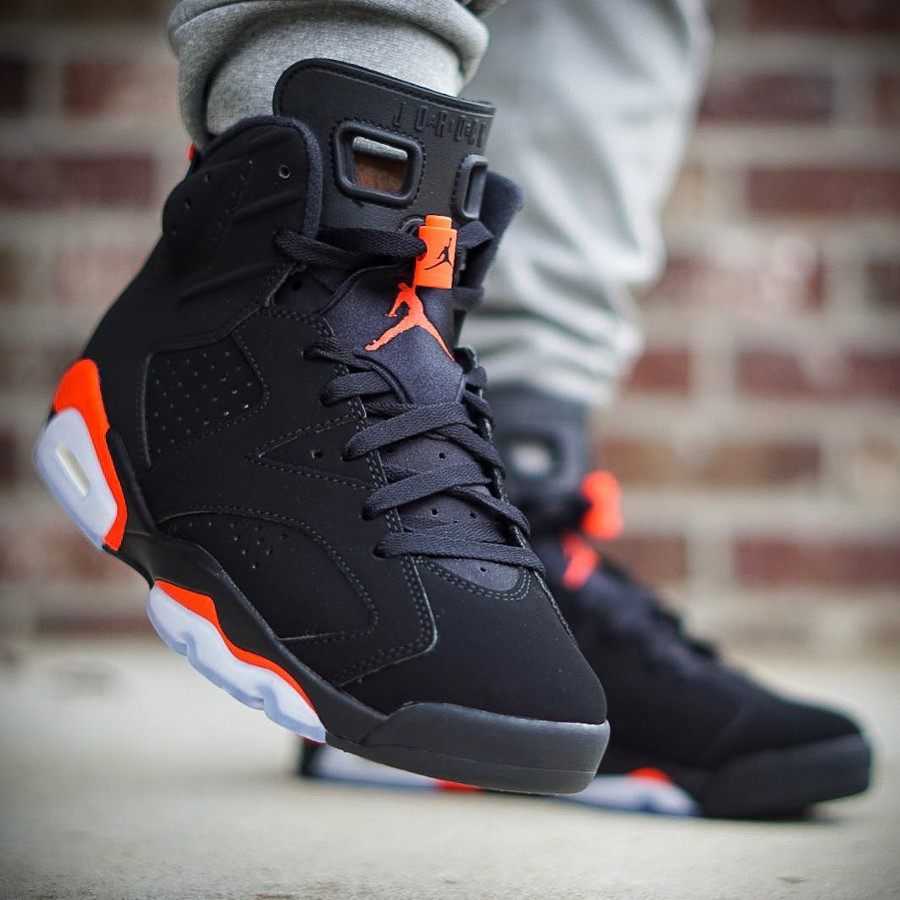 air jordan 6 retro noir et rouge