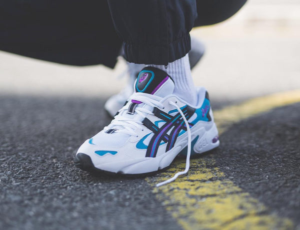 asics gel kayano 5 og midnight white