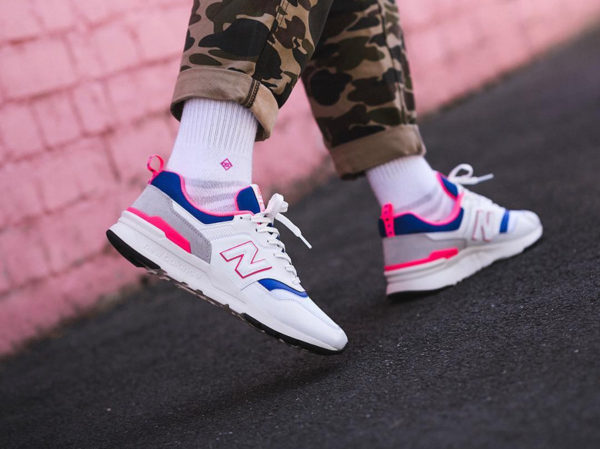 new balance rose pale et bleu