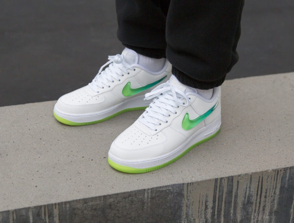 Nike Air Force 1 Jelly Swoosh White Volt AT4143-100