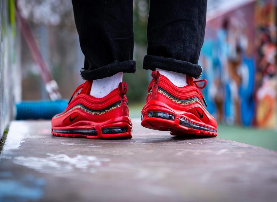 air max 97 rouge leopard