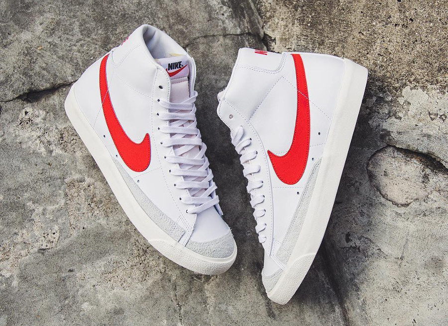 nike blazer mid 77 vintage habanero red