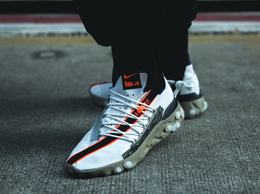 nike react wr ispa white