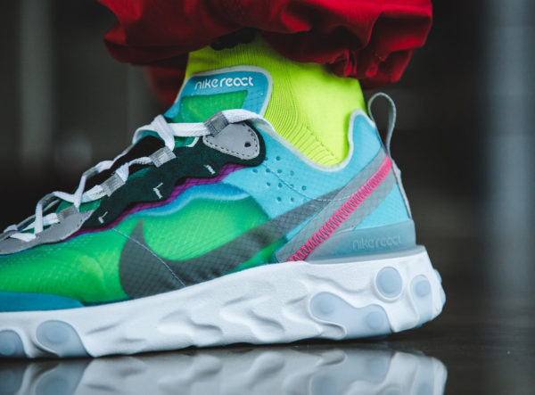 nike react element 87 homme cyan