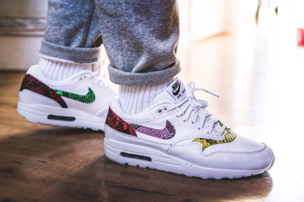 Nike Wmns Air Max 1 PRM Animal Snake White Multicolor