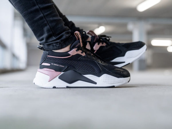 Puma RSX Trophies noire et rose doré (1)