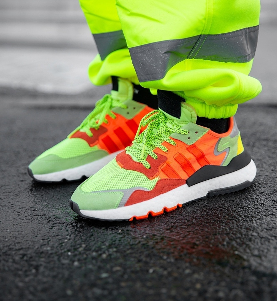 adidas nite jogger vert