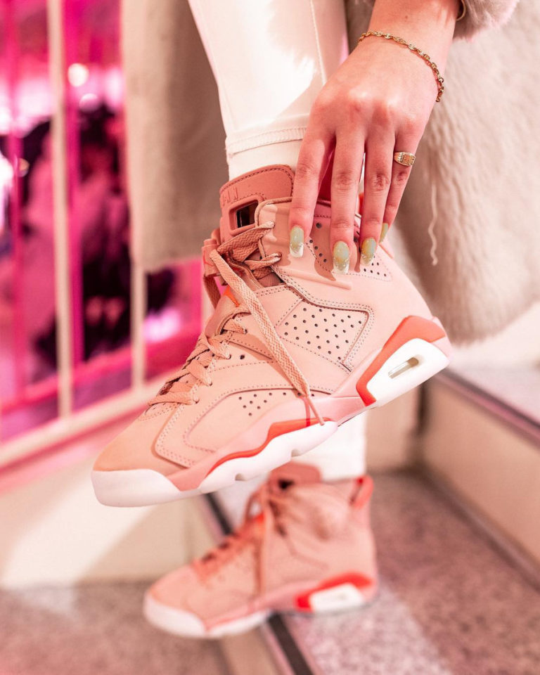 Aleali May x Womenâs Air Jordan 6 Retro 'Millennial Pink' Review