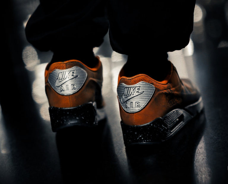 nike air max 90 mars stone & magma orange