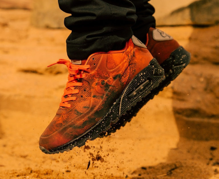 nike air max 90 mars stone & magma orange