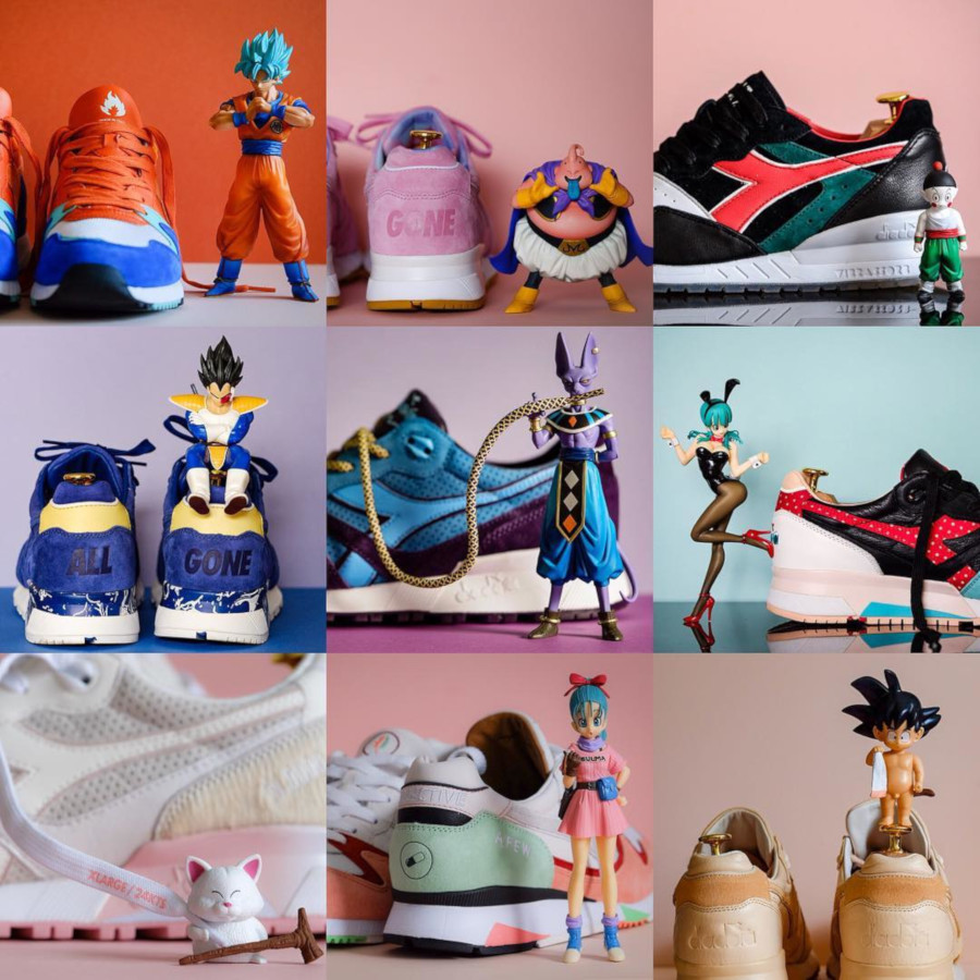 Une Collab Dragon Ball Z X Diadora 9 Paires Formant Un Pack Dbzesque Une Collab Dragon Ball Z X Diadora 9 Paires Formant Un Pack Dbzesque