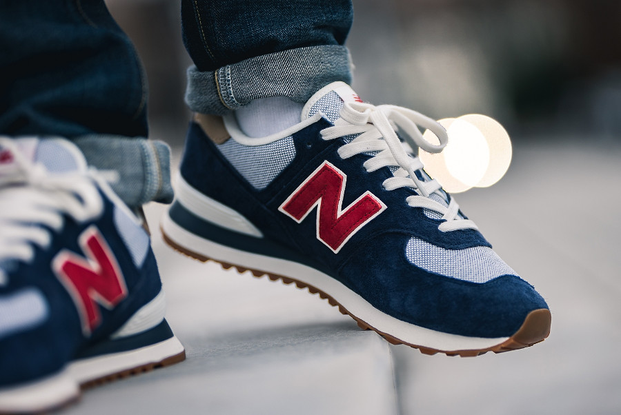 red and navy blue new balance