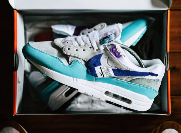Nike Air Max 1 OG Anniversary Aqua Deconstruct Off White