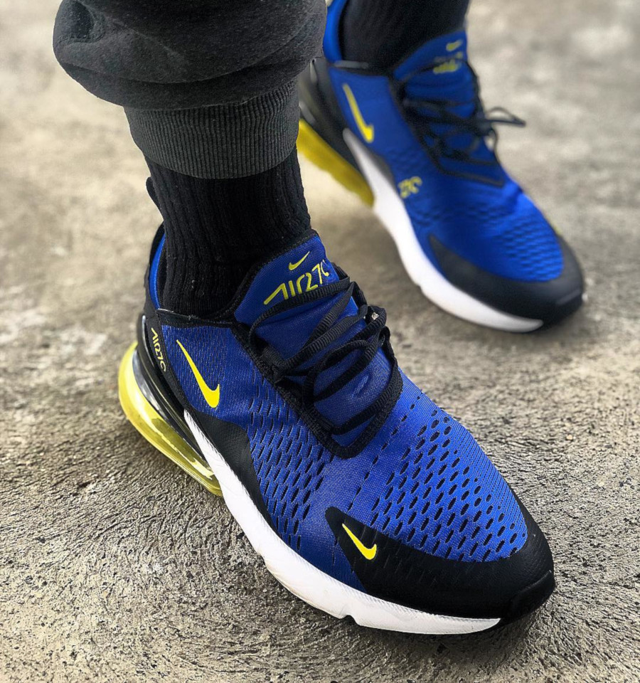 nike air max 270 game royal dynamic yellow