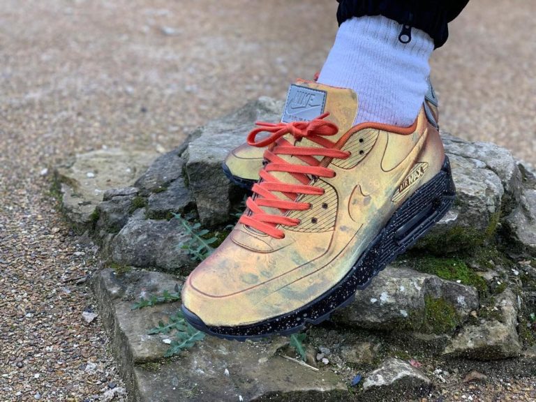 air max 90 mars stone magma orange