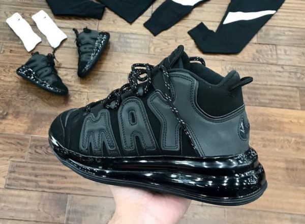 nike air black uptempo