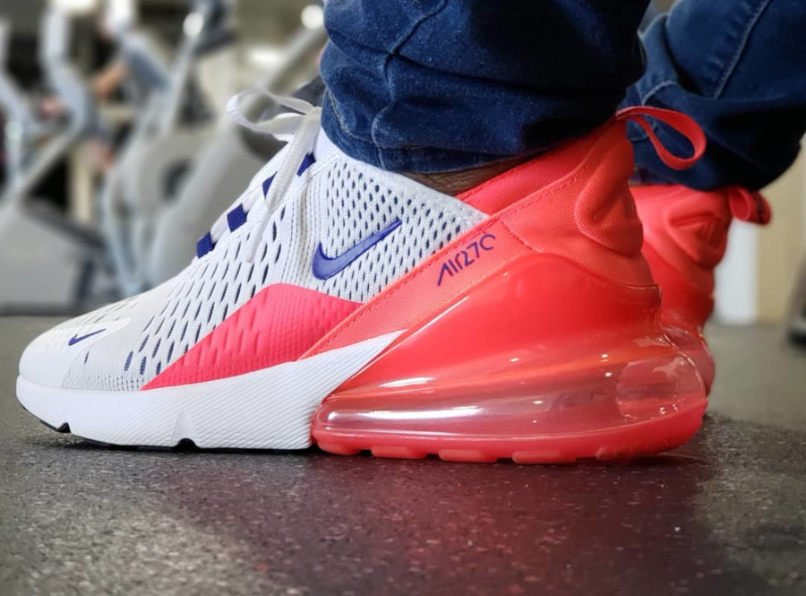 air max 270 ultramarine on foot