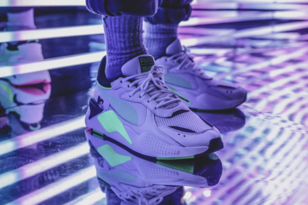 Puma RS X Tracks MTV Yo Rap White Fluro Green 371841-01