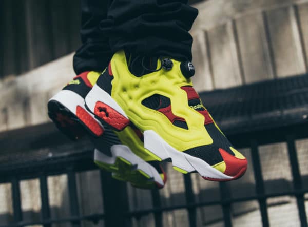 reebok insta pump fury og on feet