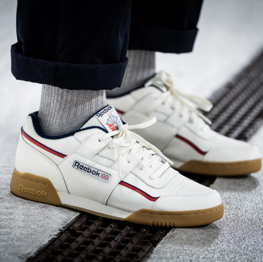 Reebok Workout Plus Classic White, Navy Red | sites.unimi.it