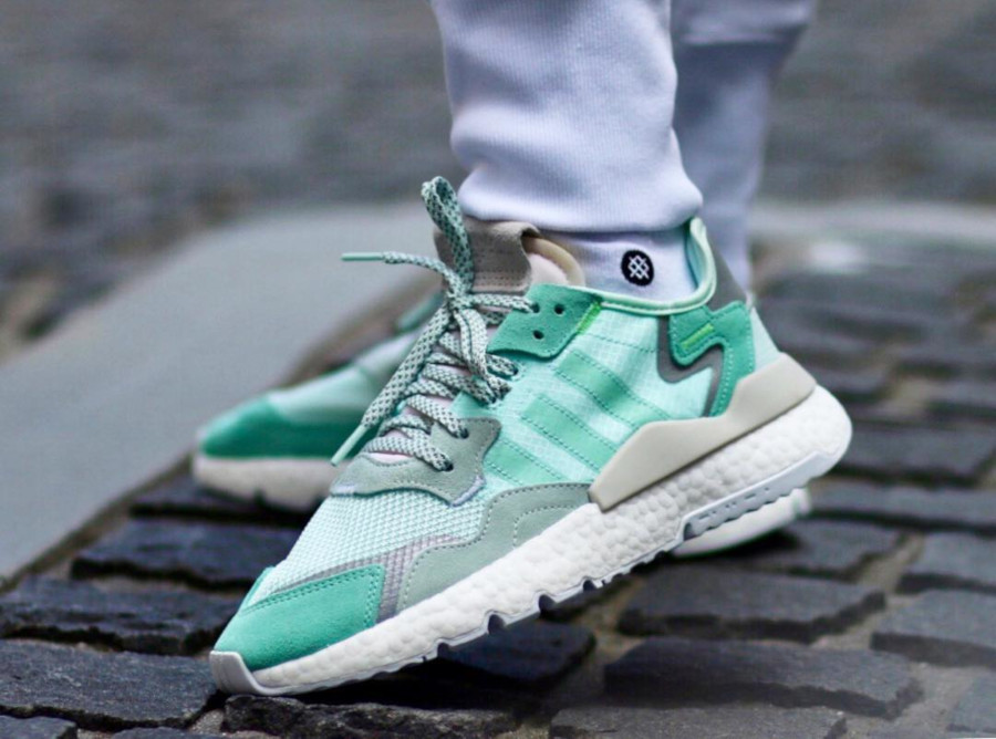 adidas nite jogger vert