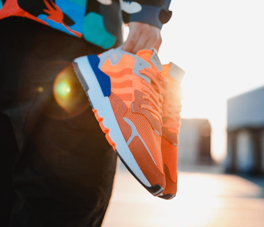 Adidas Nite Jogger orange vif (exclusivité JD Sports) (2)