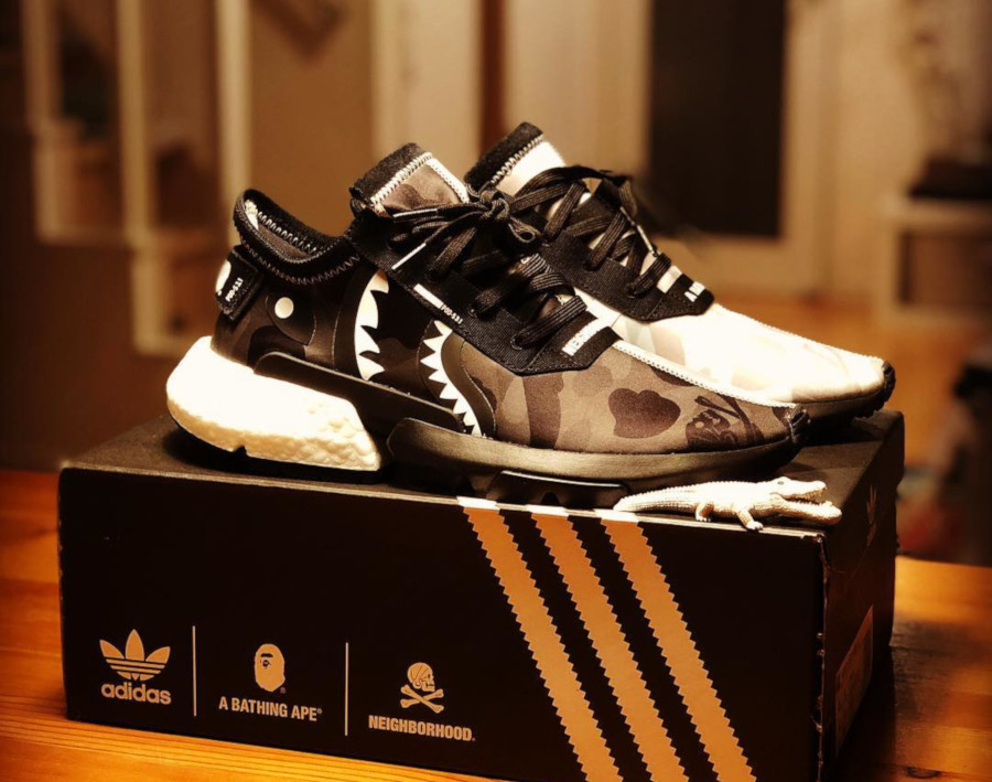 bape x adidas prix