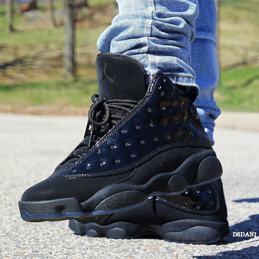 air jordan 13 cap and gown on feet