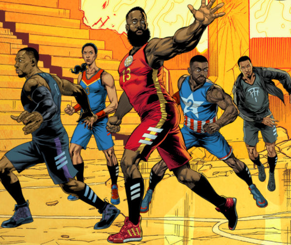 Marvel Avengers x Adidas Basketball(couv)