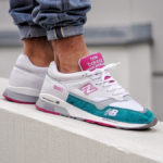 new balance 1500 white pink teal