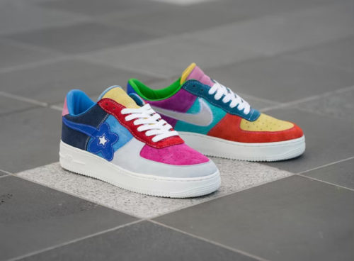 air force 1 colorful swoosh