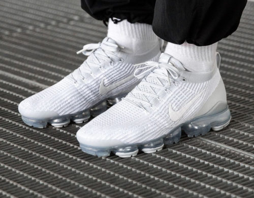 vapormax blanche et doré